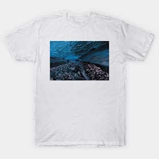 Flaajokull Ice cave in Iceland T-Shirt